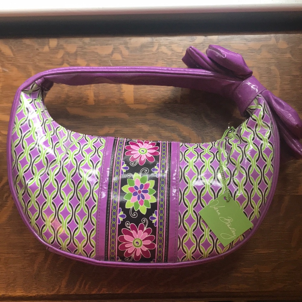 Vera Bradley Bow Bag in Purple Punch